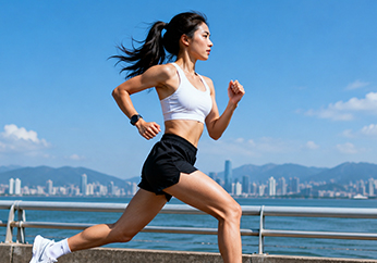 运动员训练画面